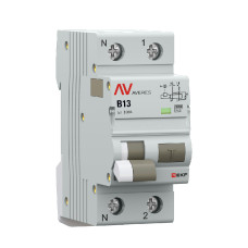 Дифференциальный автомат DVA-10 1P+N 13А (B) 30мА (AC) 10кА EKF AVERES