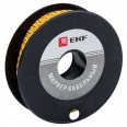 Маркер кабельный 2,5 мм2 ``4`` (1000 шт,) (ЕС-1) EKF PROxima