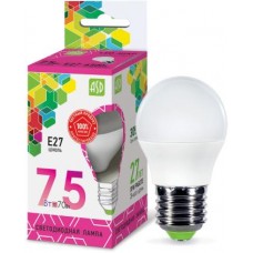 Лампа светодиодная LED-ШАР-standard 7.5Вт 230В Е27 6500К 675Лм ASD