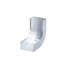 Угол вертикальный внутренний 90 градусов 80х150, 1,5 мм, цинк-ламель, в комплекте с крепежными элементами и соединительными пластинами, необходимыми для монтажа