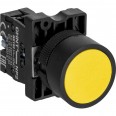 Кнопка управления NP2-EA51 без подсветки желтая 1НО, IP40 (R)
