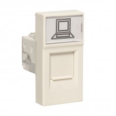 Розетка RJ45 кат, 5e, 1 модуль EKF