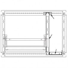 Комплект для создания кабельного отсека, для шкафов DAE/CQE 2000 x 600