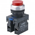 Кнопка управления NP8-11BND/4 с подсветкой, красная, 1НО+1НЗ, АС110В-230В(LED) IP65 (R)