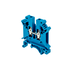 Клемма винтовая проходная, 4 мм2, синяя MTU-4BL