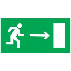 Знак ``Направление к эвакуационному выходу направо`` 150х300мм EKF PROxima
