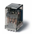 Миниатюрное универсальное электромеханическое реле монтаж на печатную плату 4CO 7A контакты AgNi катушка 220В DC степень защиты RTI опции: нет