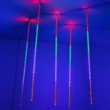 Светодиодная гирлянда ARD-ICEFALL-CLASSIC-D12-1000-5PCS-CLEAR-120LED-LIVE RGB (230V, 11W) (ARDCL, IP65)