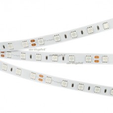 Светодиодная лента RT 2-5000 24V Yellow 2x (5060, 300 LED, LUX) (ARL, 14.4 Вт/м, IP20)