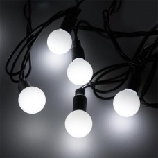 Светодиодная гирлянда ARD-BALL-CLASSIC-D23-20000-BLACK-160LED WHITE (230V, 7W) (ARDCL, IP65)