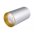 Светильник накладной SP-POLO-R85-1-15W Day White 40deg (Silver, Gold Ring) (ARL, IP20 Металл, 3 года