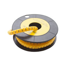 Маркер кабельный трубчатый в рулоне сечение 0,75-3 кв.мм (3)