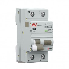 Дифференциальный автомат DVA-10 1P+N 20А (B) 30мА (AC) 10кА EKF AVERES