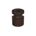 Изолятор универсальный пластиковый, цвет - коричневый (10шт/уп) розничная упаковка