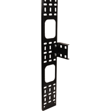 ITK Органайзер кабельный вертикальный 75х12мм 33U черный