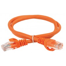 ITK Коммутационный шнур кат. 6 UTP LSZH 0,5м оранжевый