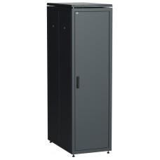 ITK Шкаф сетевой 19` LINEA N 42U 600х1000 мм металлическая передняя дверь черный