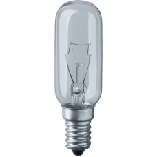 Лампа накаливания трубчатая d25мм E14 25Вт 230В прозрачная белая для холодильников Navigator