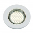 DLS-A104 GU5.3 WHITE Светильник декоративный встраиваемый ТМ `Fametto`, серия `Arno`. Без лампы, цок
