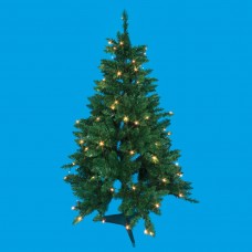 ULD-T0612-100/SBA WARM WHITE IP20 XMAS TREE Дерево светодиодное «Ёлочка», 120 см. 100 светодиодов. Теплый белый свет. Провод черный. TM Uniel.