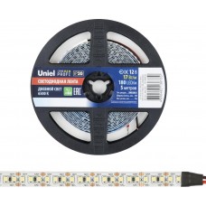 ULS-M16-2835-180LED/m-10mm-IP20-DC12V-17W/m-5M-6500K PROFI Гибкая светодиодная лента на самоклеящейся основе. Катушка 5м. в герметичной упаковке. Дневной свет (6500K). ТМ Uniel