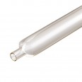 Самозатухающая термоусаживаемая трубка c клеевым составом в рулоне 24/8 мм прозрачный 3:1