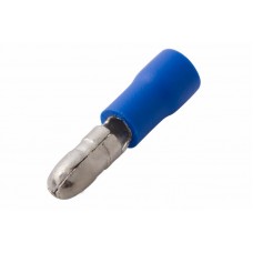 Разъем штекерный изолированный штекер 4 мм 1.5-2.5 мм2 (РШи-п 2.5-4/РШИп 2-5-4) синий REXANT