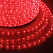 Дюралайт LED, свечение с динамикой (3W) - красный, 36 LED/м, бухта 100м