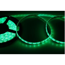 LED лента силикон, 8 мм, IP65, SMD 2835, 60 LED/m, 12 V, цвет свечения зеленый