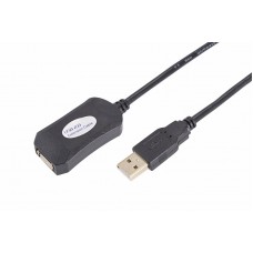 Удлинитель активный USB штекер - USB гнездо 2,0 длина 5 метров (блистер) REXANT