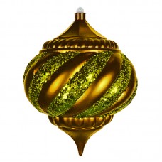 Елочная фигура `Лампа`, 25 см, цвет золотой
