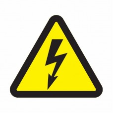 Наклейка знак электробезопасности `Опасность поражения электротоком`200*200*200 мм Rexant