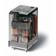 Миниатюрное универсальное электромеханическое реле монтаж на печатную плату 2CO 10A контакты AgNi катушка 110В DC степень защиты RTI опции: нет