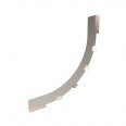 Перегородка SEP для вертикального внутреннего угла 90гр. H100, R600, цинк-ламель, в комплекте с креп