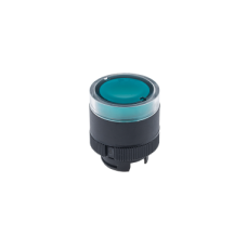 Головка кнопки прозрачная, зеленый, пласт. MTB2-EW33