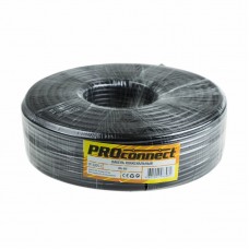 Кабель коаксиальный PROconnect RG-6U, 75 Ом, CCS/Al/Al, 48%, бухта 100 м, черный OUTDOOR