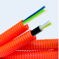 Электротруба ПНД гибкая гофр. д.16мм, цвет оранжевый, с кабелем ВВГнг(А)-LS 3х2,5мм2 РЭК `ГОСТ+`, 50
