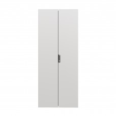 Дверь сплошная двухстворчатая для IT-CQE 2000 x 800 RAL7035