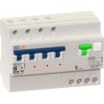 Авт. выкл. дифференциального тока OptiDin VD63-44B63-AS-УХЛ4 (4P, B63, 300mA)