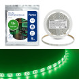 Светодиодная LED лента Feron LS604, 60SMD(2835)/m 4.8W/m 12V IP65 5m зеленый