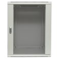 Шкаф настенный 19` TERACOM PRO 12U 600х450 мм дверь стеклянная с замком-ручкой серый